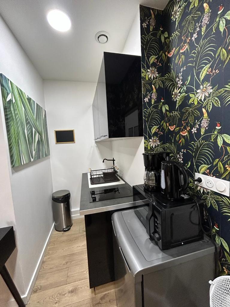 Stylish Modern Studio Apartment Paris Eksteriør bilde